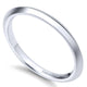Wedding Band 14k White Gold Straight