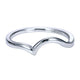 Wedding Band 14k White Gold Straight