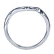 Wedding Band 14k White Gold Straight