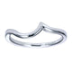 Wedding Band 14k White Gold Straight