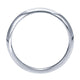Wedding Band 14k White Gold Straight