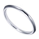 Wedding Band 14k White Gold Straight