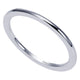 Wedding Band 14k White Gold Straight