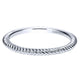 Wedding Band 14k White Gold Straight