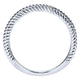 Wedding Band 14k White Gold Straight