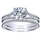 Wedding Band 14k White Gold Straight