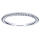 Wedding Band 14k White Gold Straight