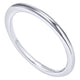 Wedding Band 14k White Gold Straight