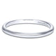 Wedding Band 14k White Gold Straight
