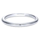 Wedding Band 14k White Gold Straight