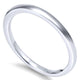 Wedding Band 14k White Gold Straight