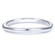 Wedding Band 14k White Gold Straight