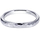 Wedding Band 14k White Gold Straight