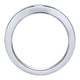 Wedding Band 14k White Gold Straight