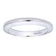 Wedding Band 14k White Gold Straight