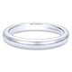 Wedding Band 14k White Gold Straight