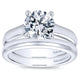 Wedding Band 14k White Gold Straight