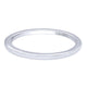 Wedding Band 14k White Gold Straight