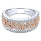 Ladies' Ring 14k White/pink Gold Care Collection Fashion