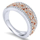 Ladies' Ring 14k White/pink Gold Care Collection Fashion