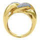 Ladies' Ring 14k Yellow Gold Contemporary Fashion