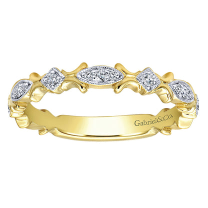 Ladies' Ring 14k Yellow Gold Stackable