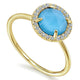 Ladies' Ring 14k Yellow Gold Lusso Color Fashion