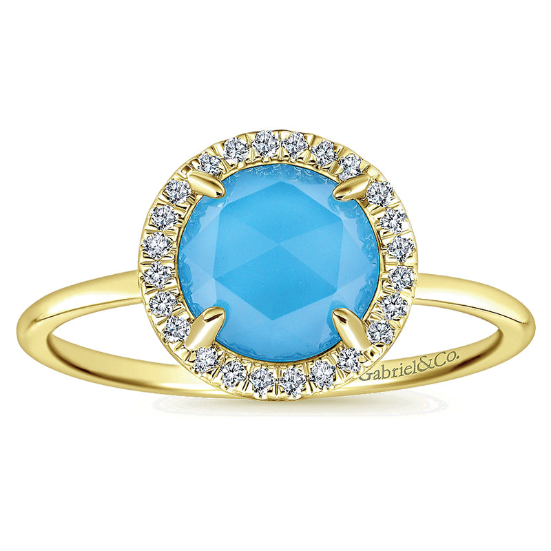 Ladies' Ring 14k Yellow Gold Lusso Color Fashion