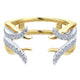 Anniversary Band 14k Yellow/white Gold Diamond Jacket