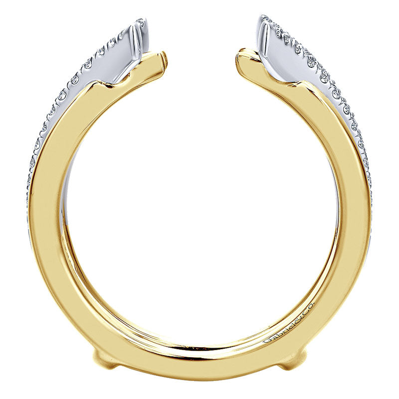 Anniversary Band 14k Yellow/white Gold Diamond Jacket