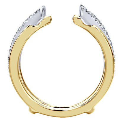 Anniversary Band 14k Yellow/white Gold Diamond Jacket