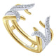 Anniversary Band 14k Yellow/white Gold Diamond Jacket