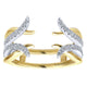 Anniversary Band 14k Yellow/white Gold Diamond Jacket