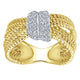 Ladies' Ring 14k Yellow/white Gold Hampton Wide Band