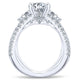 18K White Gold Diamond 3 Stones 18K White Gold Engagement Ring ER13677R6W84Jj