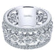 Anniversary Band 18k White Gold Diamond Fancy