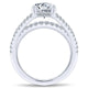 18K White Gold Diamond Straight 18K White Gold Engagement Ring ER13662R6W84Jj