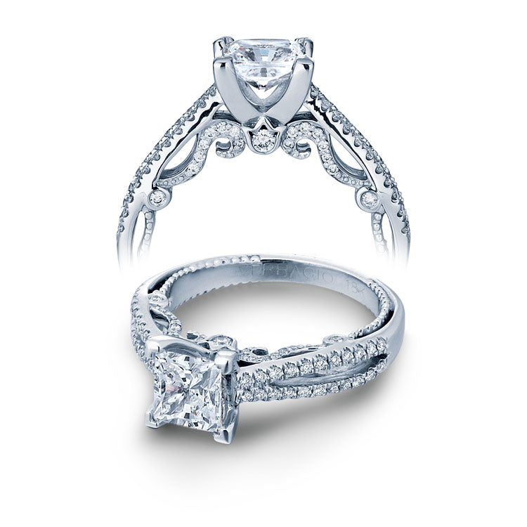 Verragio Split Shank Diamond Engagement Ring
