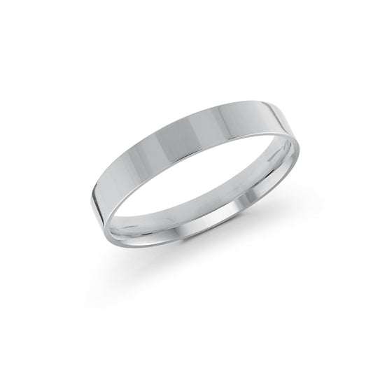 Malo White Gold Men's Wedding Band 4mm J-105-04WG