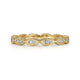 14K Yellow Gold Diamond Bujukan Marquise Station Ring