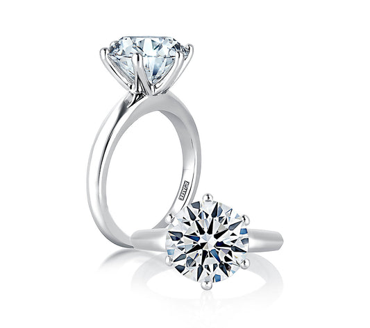 Classic 6 Prong Solitaire Engagement Ring ME1560/150