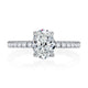 A.Jaffe Classics Collection Diamond Pavé Engagement Ring ME2021Q/143B