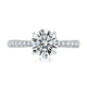 Tapered Diamond PavÃ© Engagement Ring with Quilted Interior ME2141Q/126