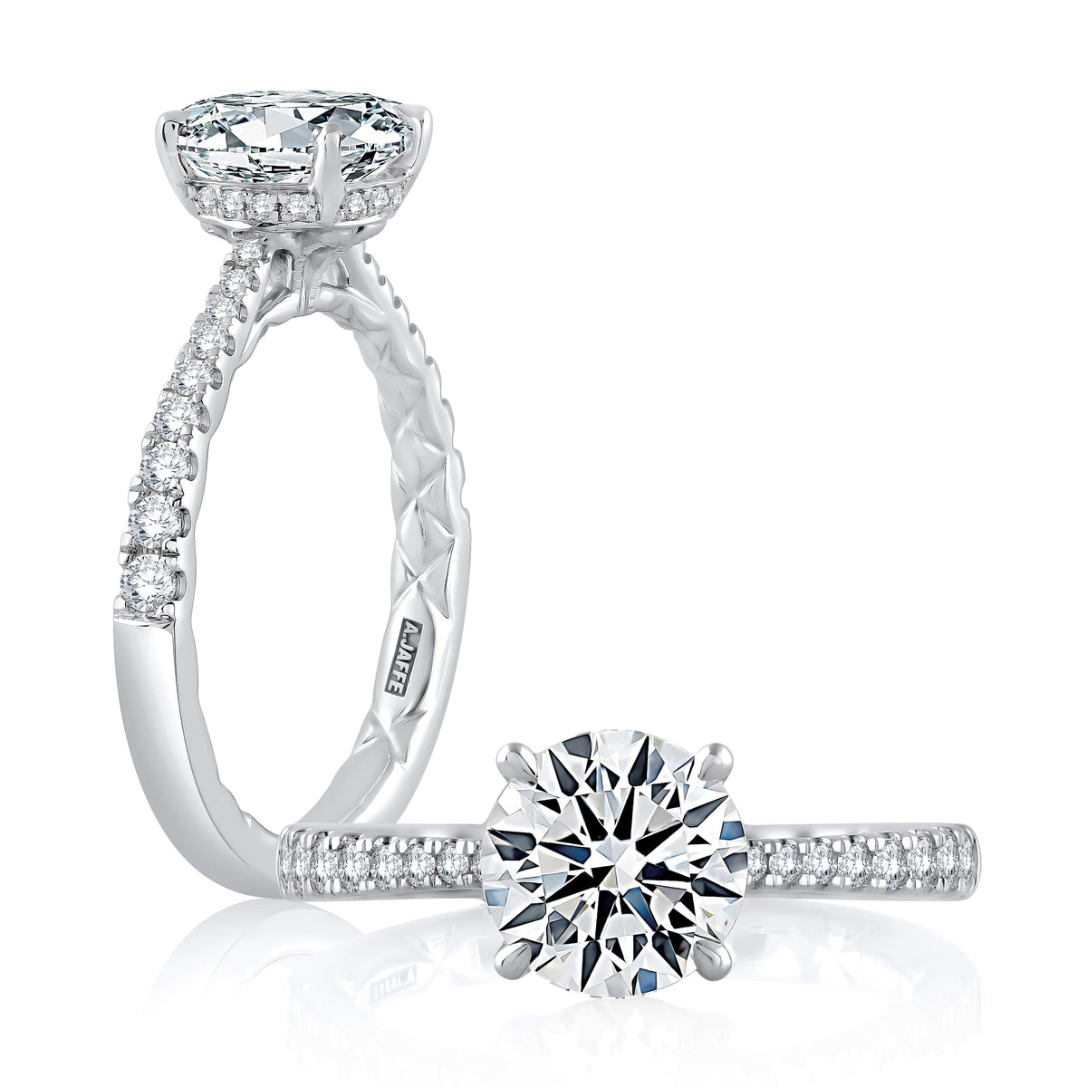 Graduated Diamond Engagement Ring ME2260Q/152
