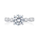 Floating Bubble Diamond Wedding Band with Quilted Interior ME2303Q/170
