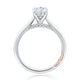 Solitaire Oval Center Diamond Engagement Ring with Peek-A-Boo Diamonds MECOV2543/308