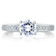 A.Jaffe Pave Bezel Set Diamond Engagement Ring MES336/123