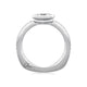 A.Jaffe Round Architectural Round Bezel Diamond Engagement Ring MES436/92