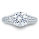 A.Jaffe Vintage Three Row Pav�� Diamond Engagement Ring MES692/150