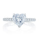 A.Jaffe Charming French Pav�� Diamond Quilted Engagement Ring MES772Q/228